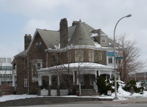 The beautiful Richardsonian Romanesque home on Military Street (at Chestnut) in Port Huron. Known as the Dr. Mortimer Willson house (it is now apartments).