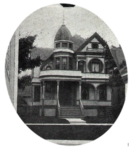 The CE Bricker house, 1221 Pine Grove Avenue, Port Huron. From page 59 of Wm. Black's "Port Huron in 1900."