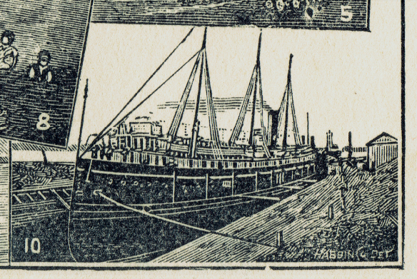 Port Huron dry dock image, 1896.